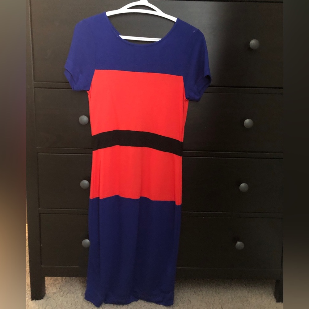 French Connection Color Blocking Dress
